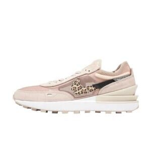 Nike Women’s Waffle One Pink Leopard Sneakers Size 6.5